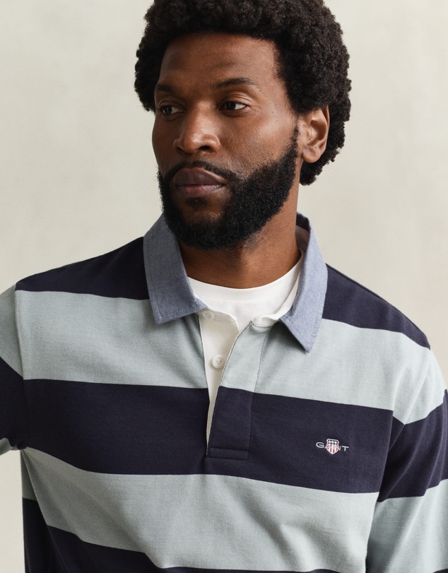 Gant - Chambray Stripe Heavy Rugger