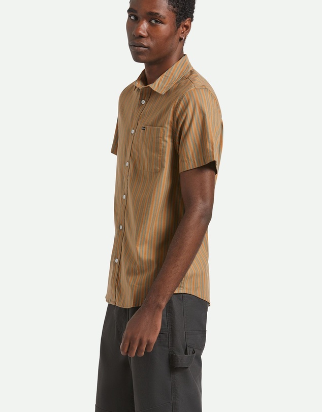 Brixton - Charter Stripe Short Sleeve Shirt