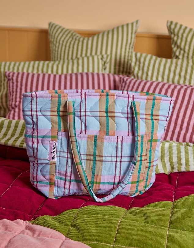 Mosey Me - Confetti Plaid Quilted Bag