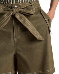 David Lawrence - Cabello Stretch Linen Shorts
