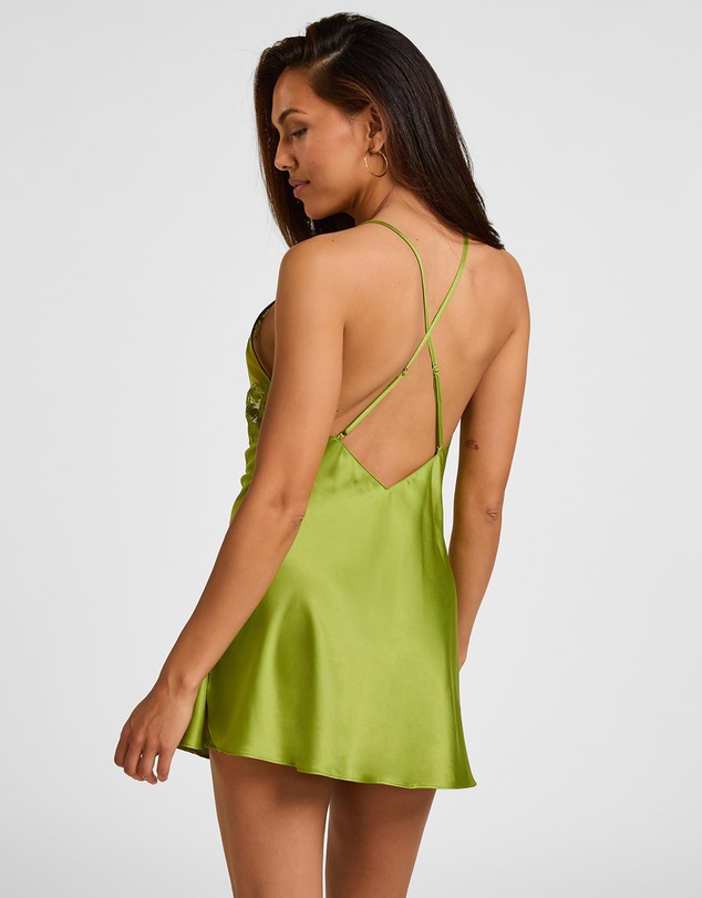 Hunkemoller - Satin Lace Zara Slip Dress