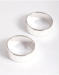 Lovisa - Silver Plated Double Cigar Band Ring