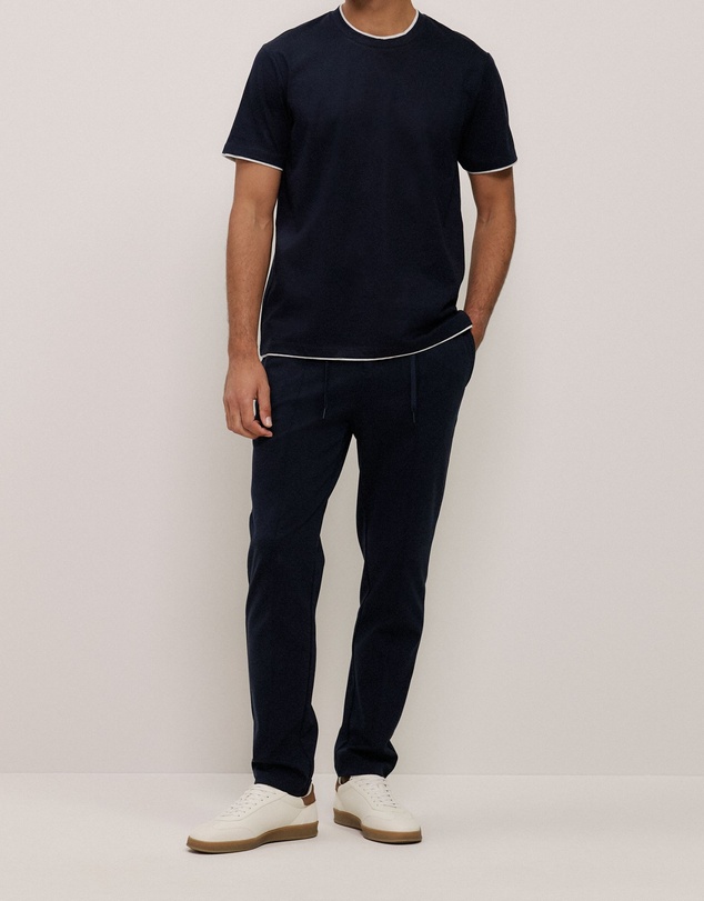Trenery - Ponte Straight Leg Pant in Navy