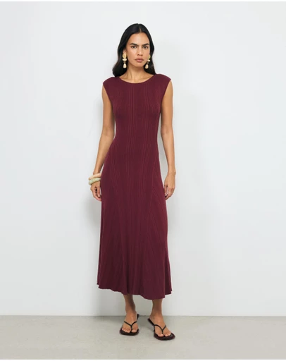AERE - Tori Rib Knit Dress