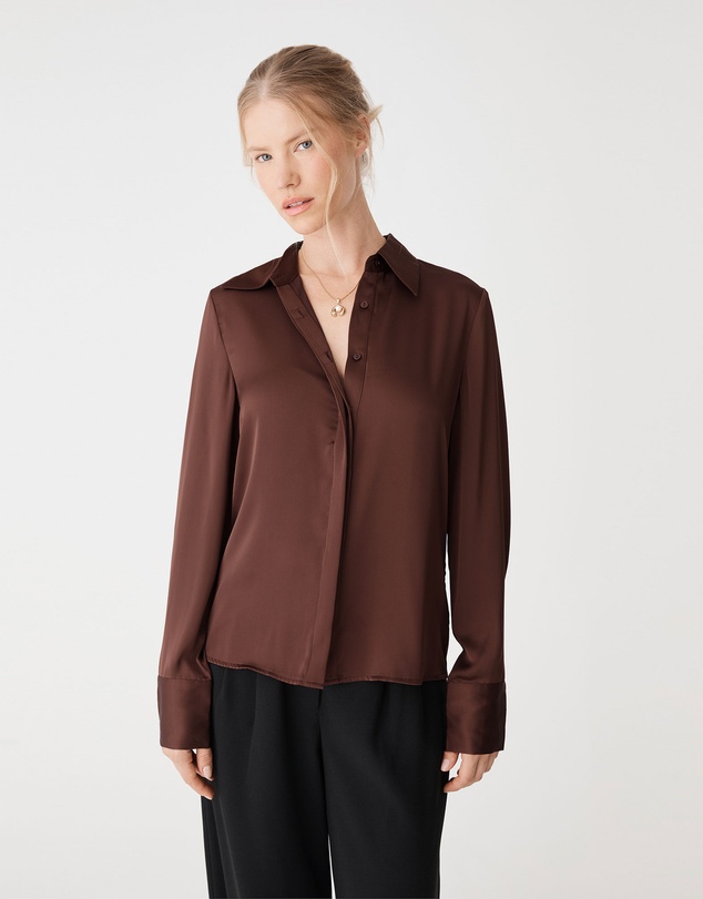 Forcast - Mae Satin Shirt