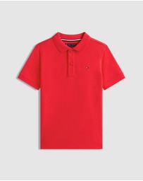 Tommy Hilfiger - Essential Flag Embroidery Regular Fit Polo - Teens