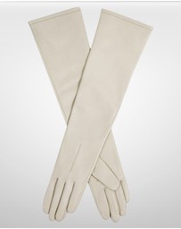 DENTS - Long Above-Elbow Lined Leather Gloves