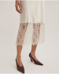 Witchery - Lace Trim Skirt