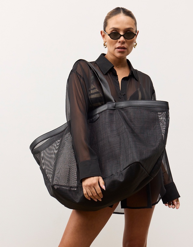 portier - Sol Beach Tote - Black