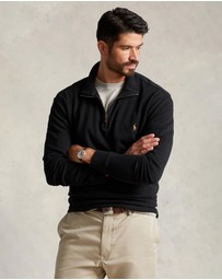 Polo Ralph Lauren - ICONIC EXCLUSIVE - Big & Tall Estate-Rib Quarter-Zip Pullover