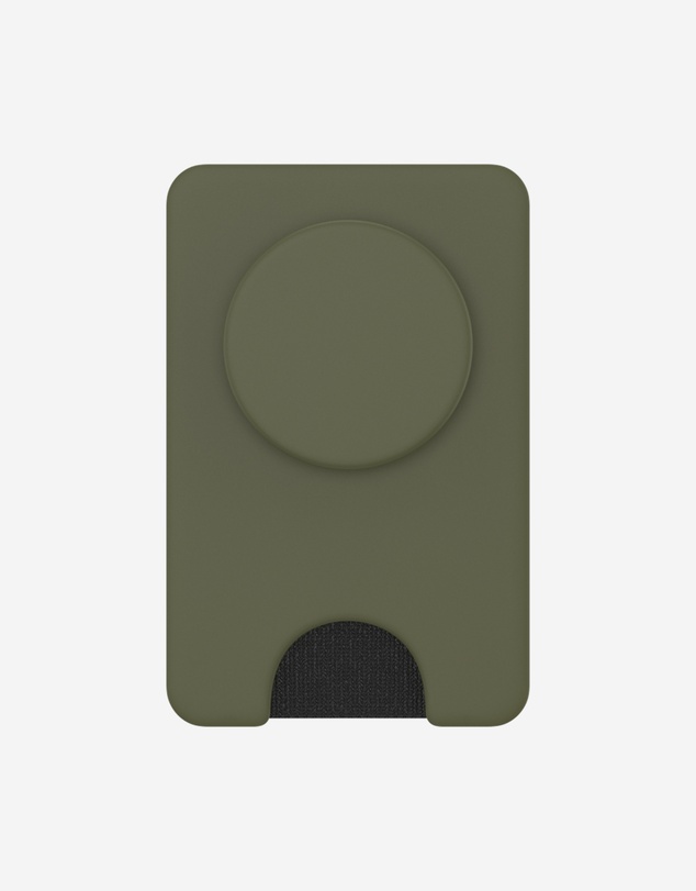 PopSockets - PopWallet+ MagSafe Softgoods Phone Wallet Card Holder+ Magnetic Adapter Ring