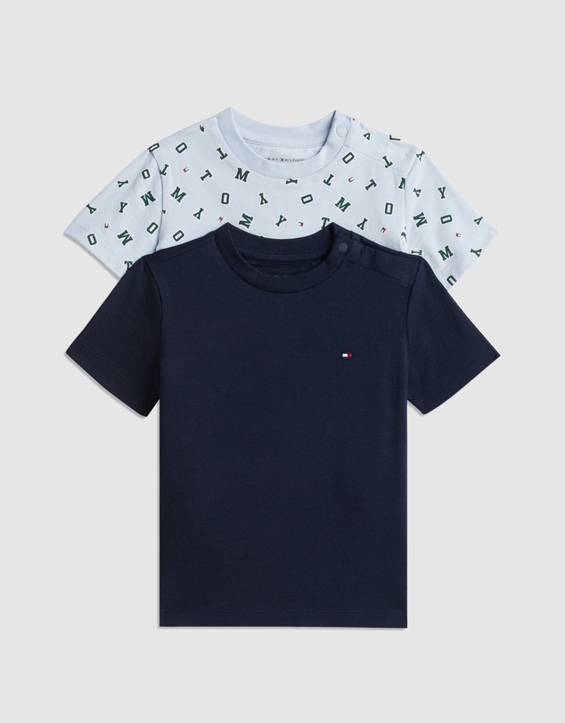 Tommy Hilfiger - 2 Pack T-Shirt Aop SS - Babies