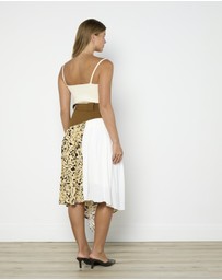 Cirkular - Pre-Loved - Proenza Schouler Asymmetric Belted Midi Skirt