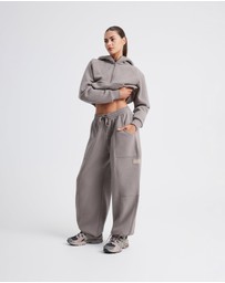 Upstate - Plush Barrel Track Pant - Cinder
