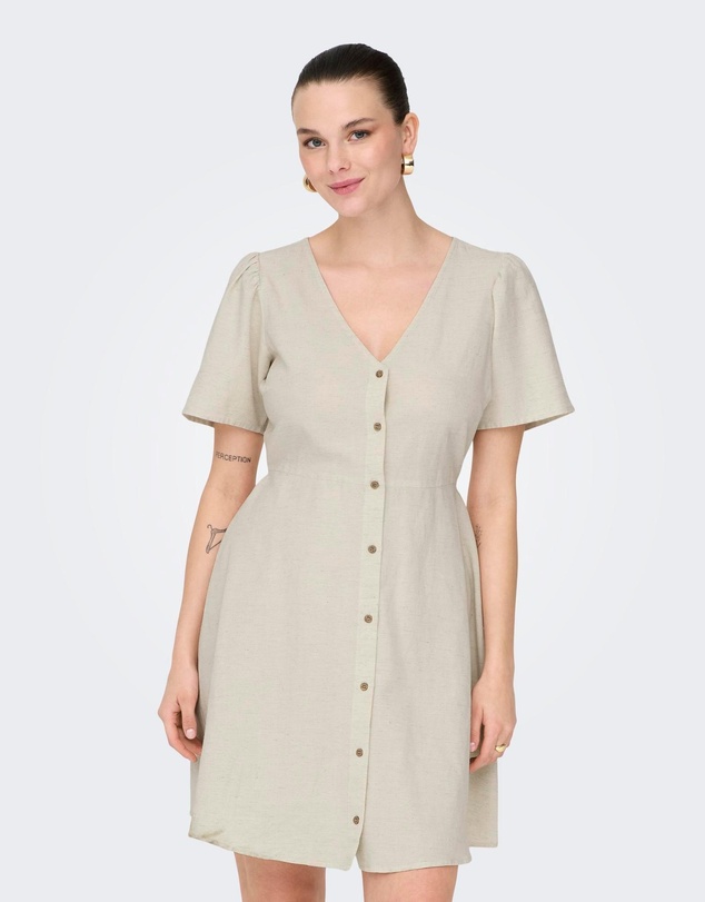 ONLY - Vita Life Buttoned Mini Dress