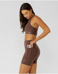 Lorna Jane - Amy No Chafe Phone Pocket 14cm Bike Shorts