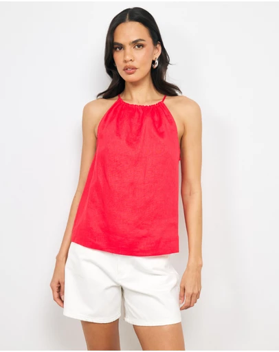 AERE - Ayla Linen Top