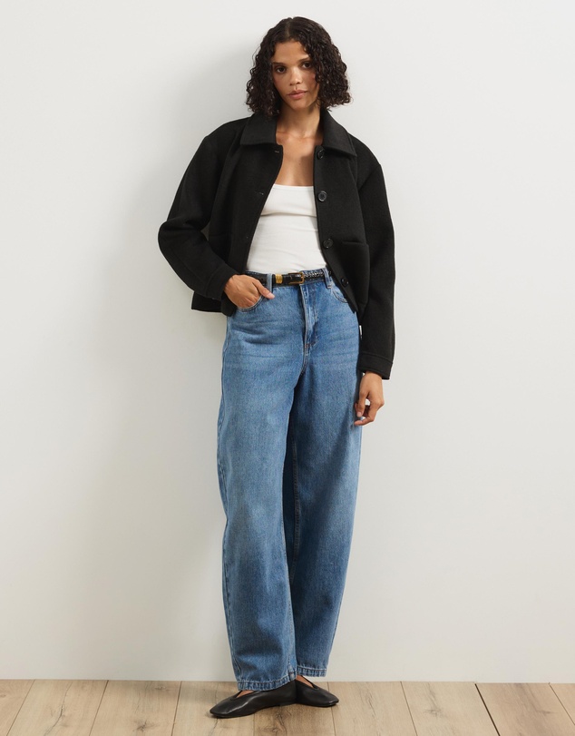 Atmos&Here - Joy Wool Blend Cropped Jacket