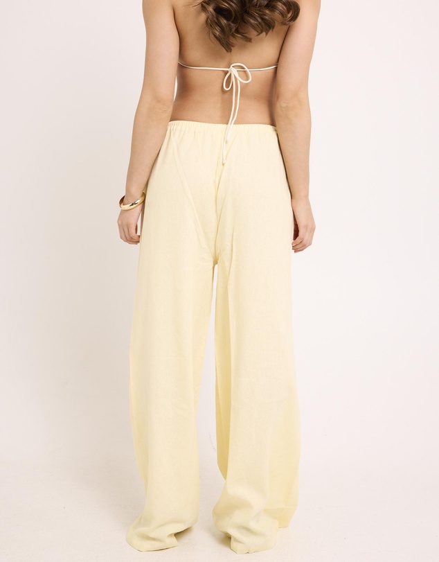 Subtitled - Hideaway Linen Wide Leg Pants