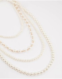Lovisa - Gold Layered Mixed Pearl Necklace