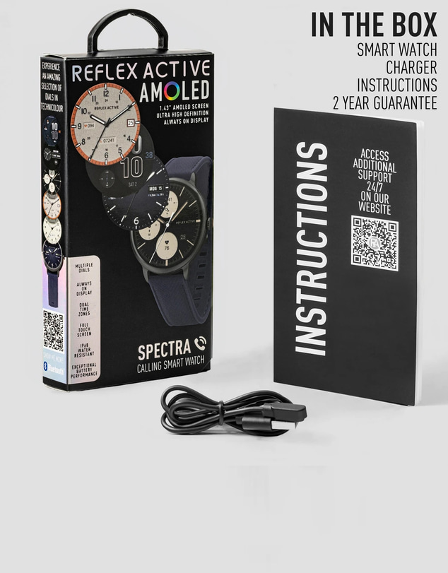 Reflex Active - Spectra 300R Navy Smart Watch