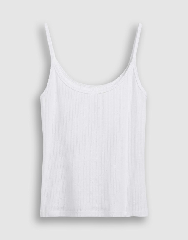 GAP - Sleeveless Pointelle Scoop Cami