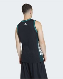 adidas Performance - All Blacks Basketball Jersey Mens