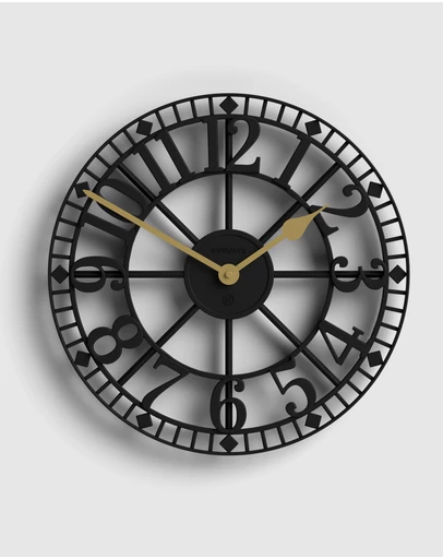 Newgate - Newgate Warehouse Wall Clock-Black