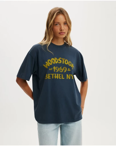 Cotton On - The Lcn Music Boxy Graphic Tee