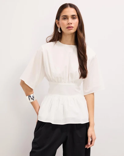 The Fated - Stella Waisted Blouse