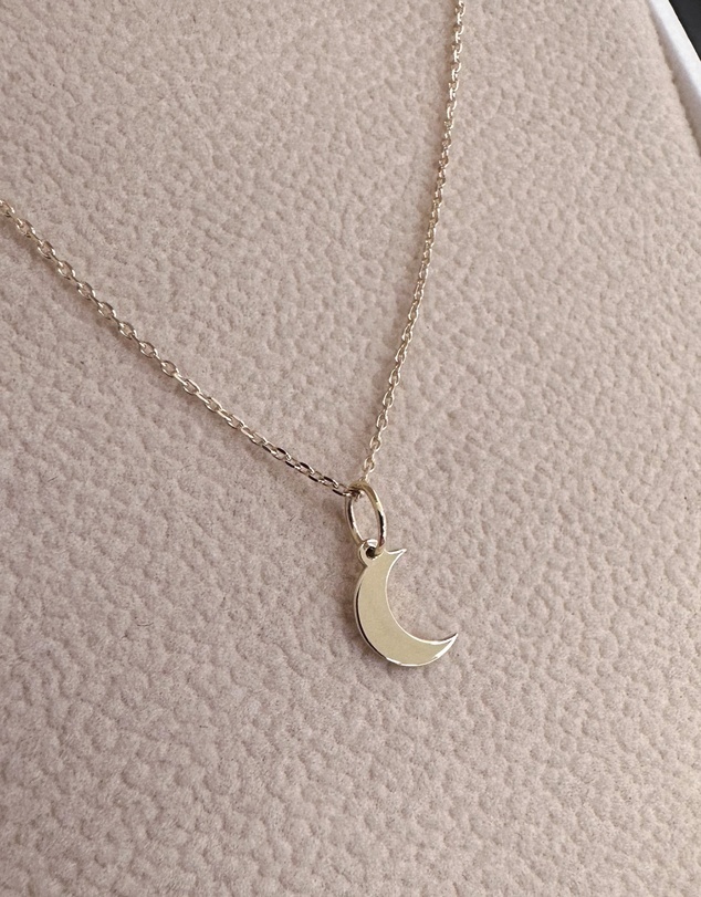 Luna Rae - Solid Gold - My Moon Necklace