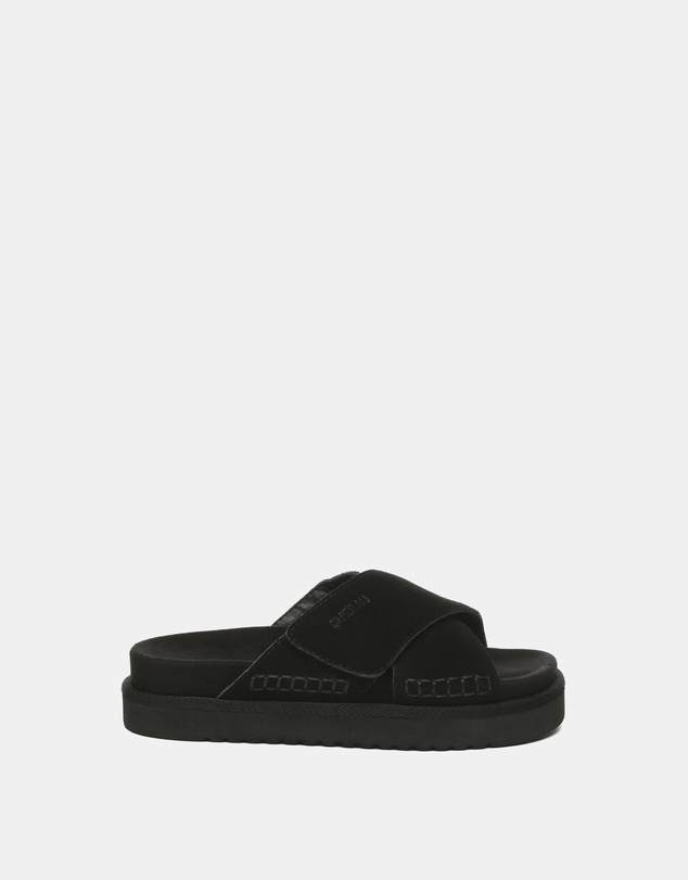 EVERAU - EverAU Ugg Lilac Cow Suede Upper Sandals
