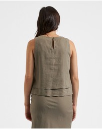 Ripe Maternity - Peyton Linen Nursing Top