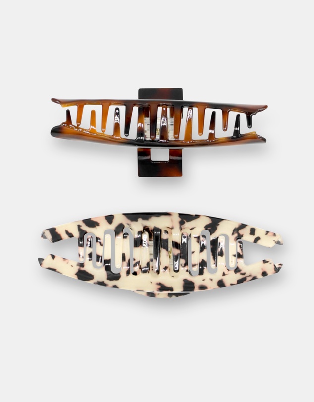 Morgan & Taylor - Meghan Hair Claw Set in Brown