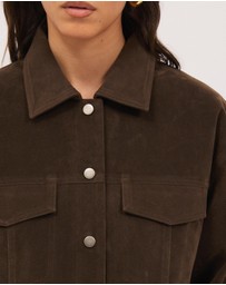 Calli - Williams Faux Suede Jacket