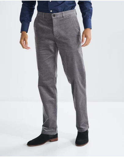 3 Wise Men - 3 Wise Men Cord Trouser - Mid Grey