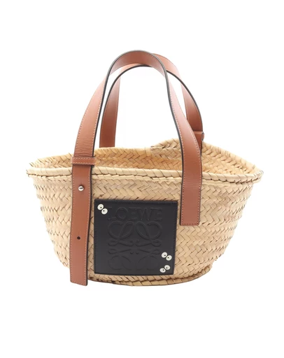 Pre-Loved by Azura Reborn - Pre-Loved Studio Ghibli My Neighbor Totoro Small Raffia Dust Bunnies Basket Tote