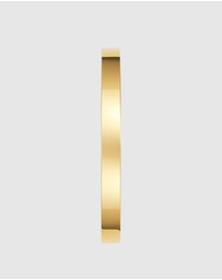 Nialaya Jewellery - Men's Gold Open Cuff Bangle
