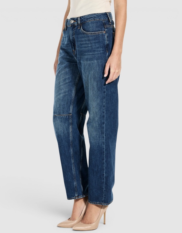 GUESS - Mid-Rise Barrel Fit Jeans