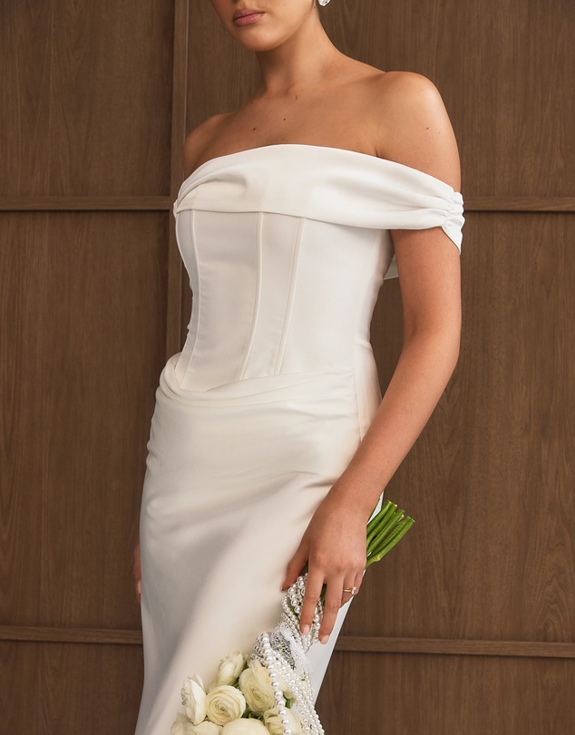 Six Stories - Twist Strap Corset Maxi Dress
