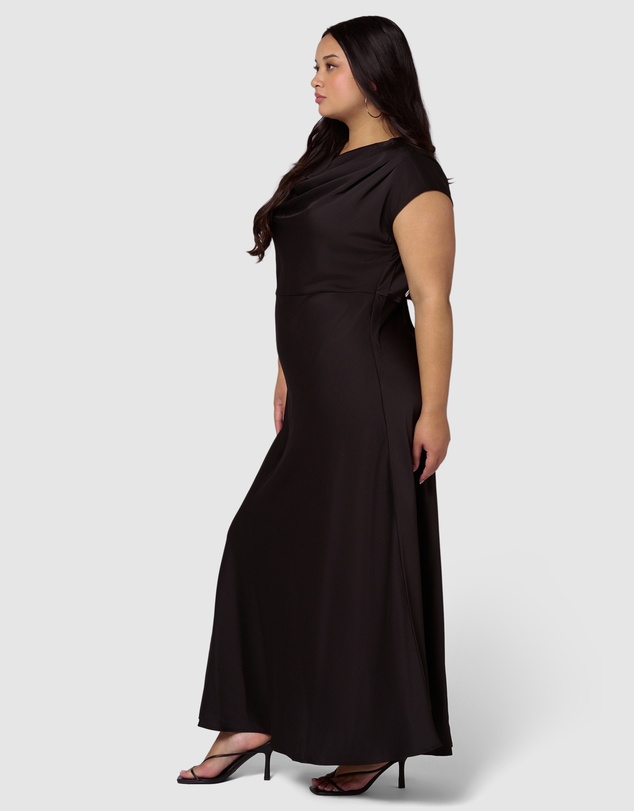Sunday In The City - Void Satin Maxi Dress