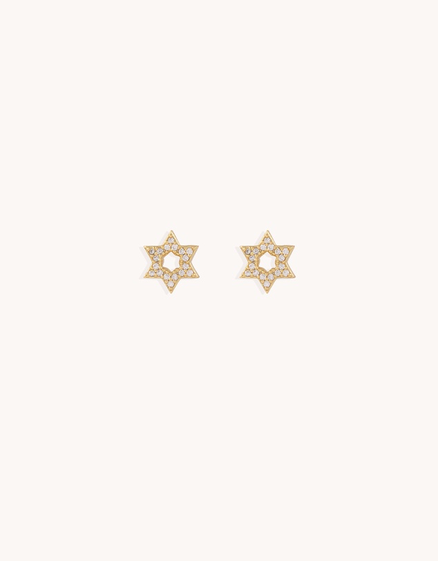 Bianc - CZ Star of David Stud