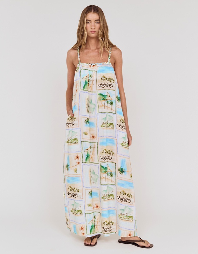 MINKPINK - Viva Braided Strap Maxi Dress