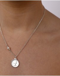 Von Treskow - Threepence Coin Necklace with Pearl