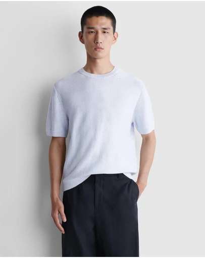COS - Knitted Linen-Cotton T-Shirt
