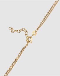 Elli Jewelry - Necklace Layer Sun 925 Sterling Silver Gold-plated