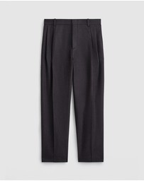 COS - Pleated Wool Relaxed-Fit Straight-Leg Trousers