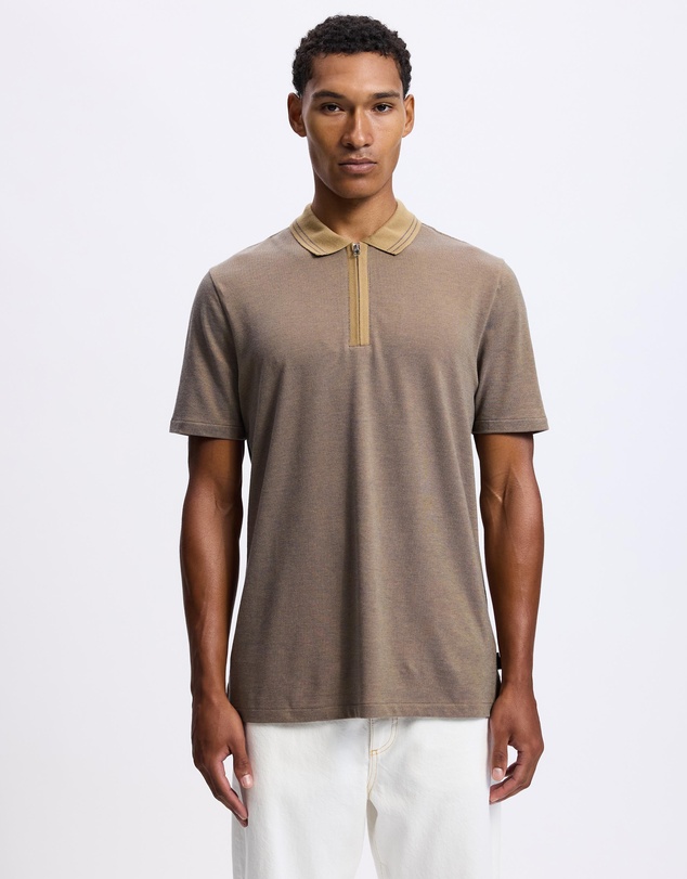 Paul Smith - Jacquard Zip-Neck Polo Shirt