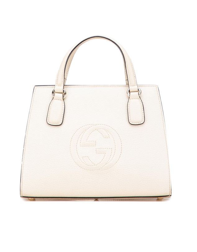 Pre-Loved by Azura Reborn - Pre-Loved Medium Dollar Calf Soho Top Handle Convertible Tote