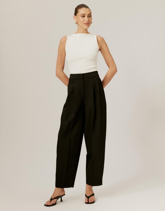 Tussah - Crop Suit Pants